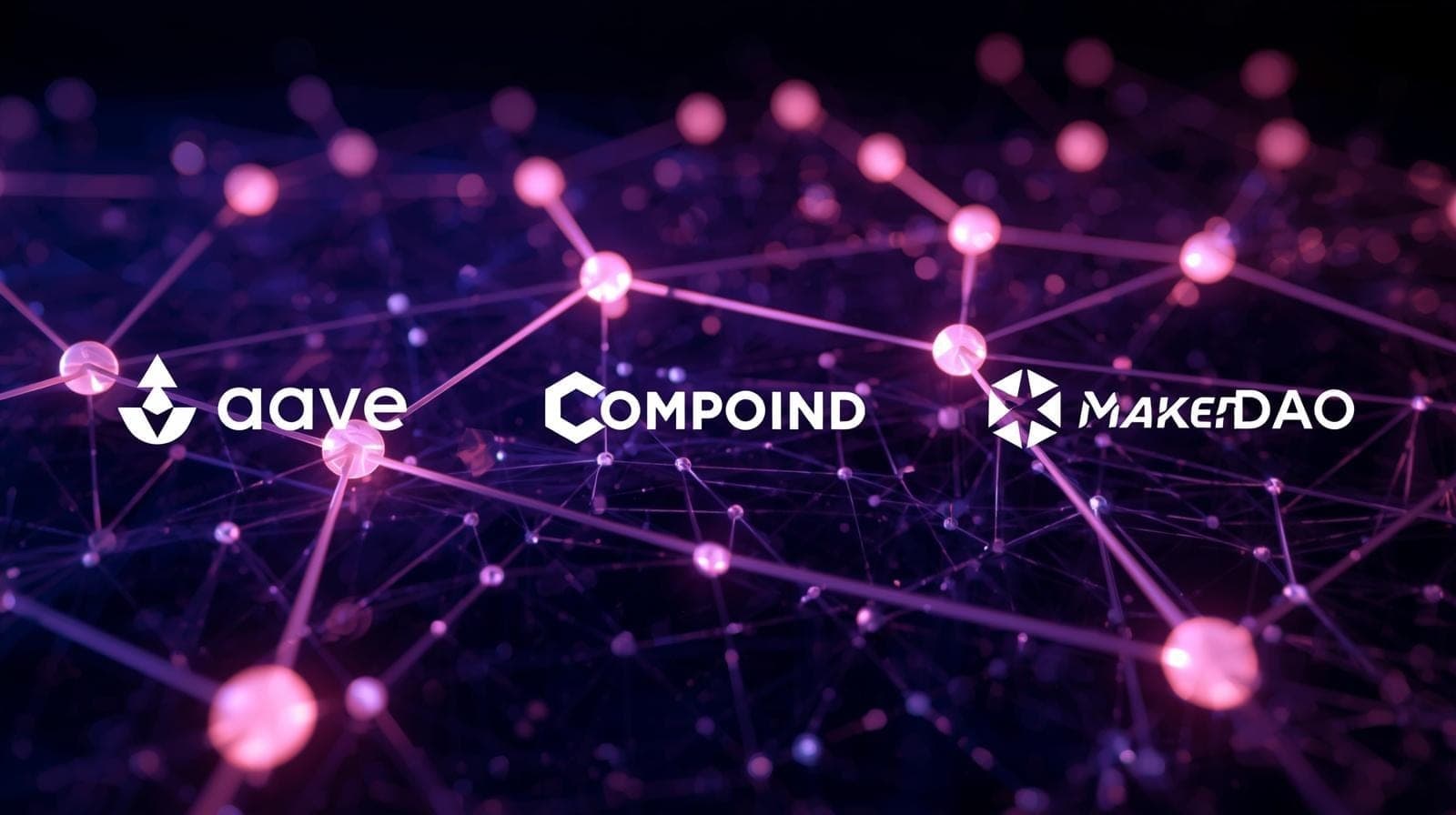 Aave, Compound, Maker : comparatif des protocoles de prêt DeFi en 2026