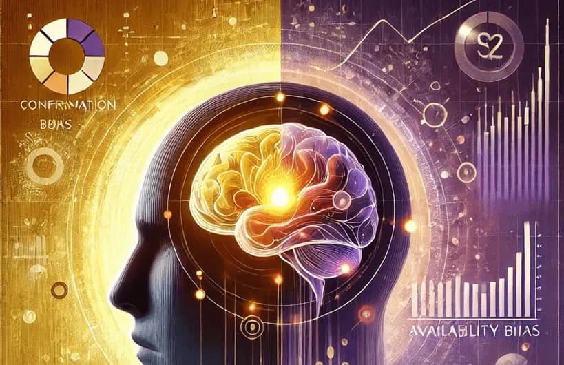 Image de l'article : Les biais cognitifs en investissement : Biais de confirmation et Biais de disponibilité Illustration de l'article Les biais cognitifs en investissement : Biais de confirmation et Biais de disponibilité