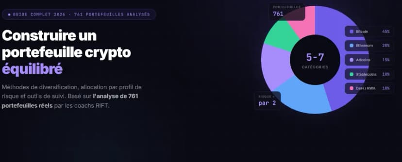 Construire un portefeuille crypto équilibré : guide complet 2026