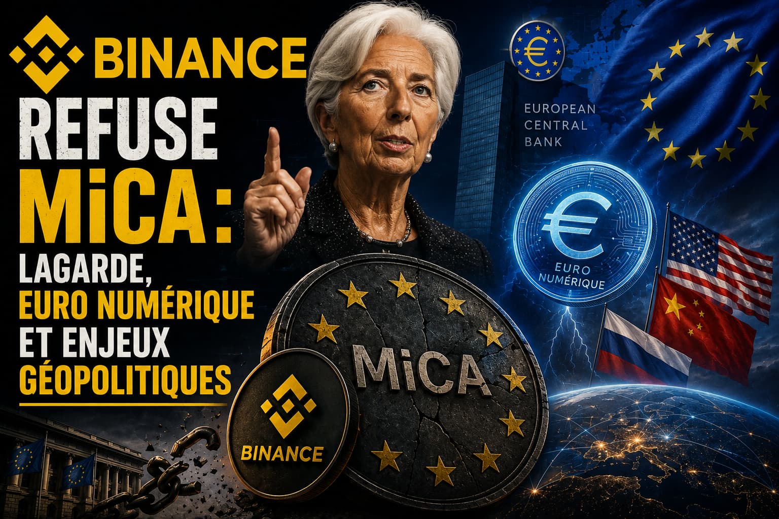 Pourquoi Binance n'a pas obtenu l'agrément MiCA : décryptage et perspectives