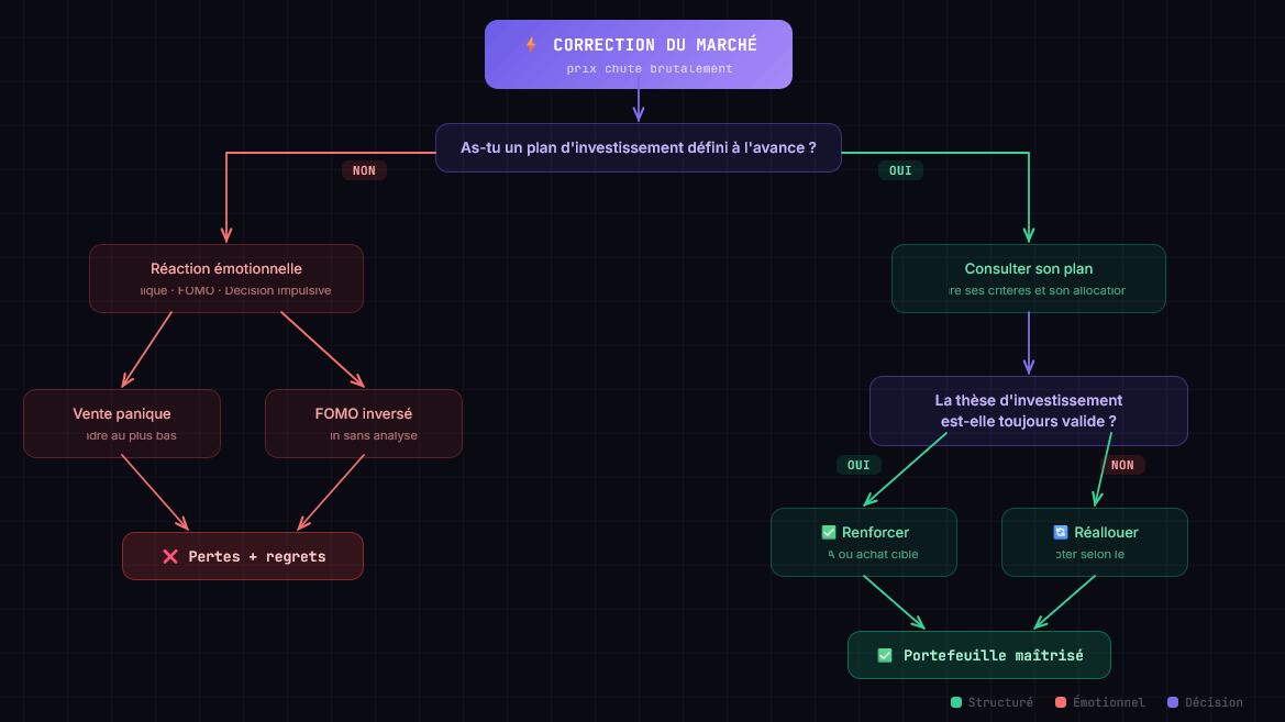 Investisseur structuré face à la correction schéma décisionnel RIFT